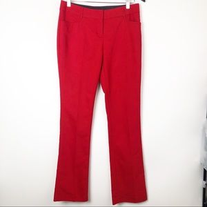Express mid rise columnist red pant